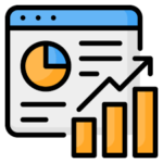 analytics and reporting icon